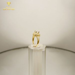 Nhẫn Nữ Vàng 18k Hột Cao Đài Tấm Vuông - 004