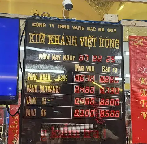 Bảng Giá Khánh Vàng Bảng Giá Khánh Vàng