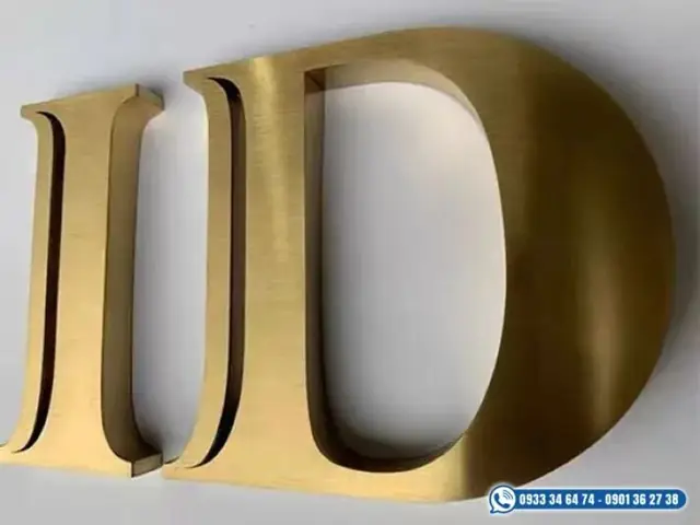 Chữ Inox Vàng Giá