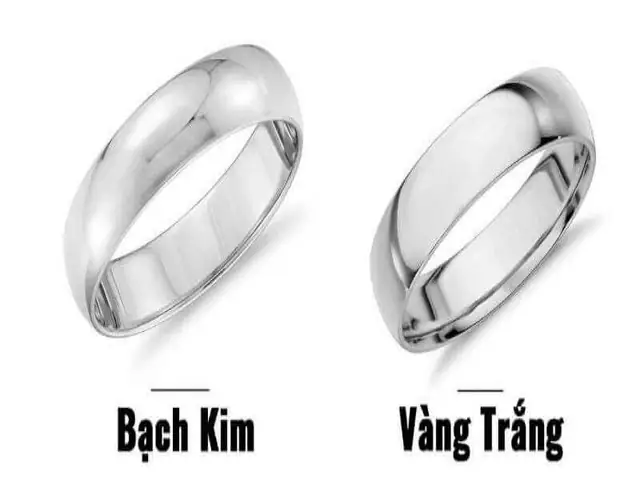 Giá Bạch Kim Và Vàng Trắng