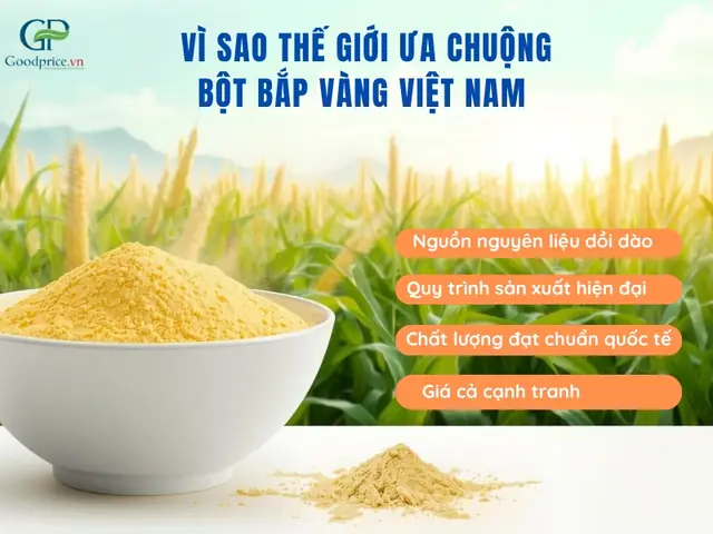 Giá Bột Bắp Vàng Giá Bột Bắp Vàng