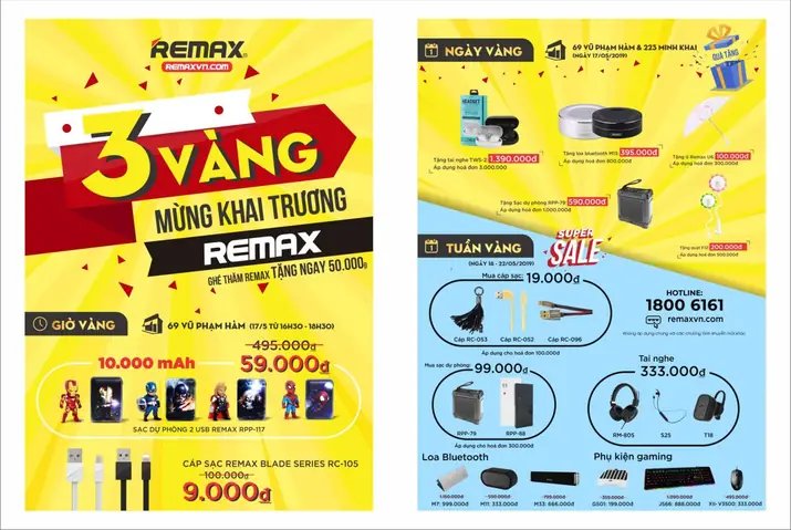 Giá Giờ Vàng Remax