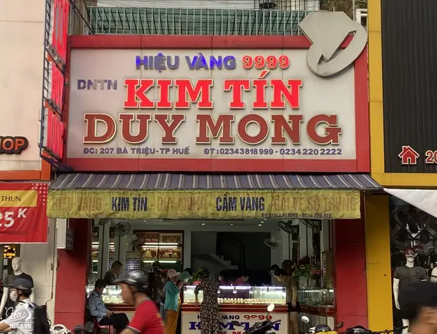 Giá Vàng Duy Mong Huế Hôm Nay