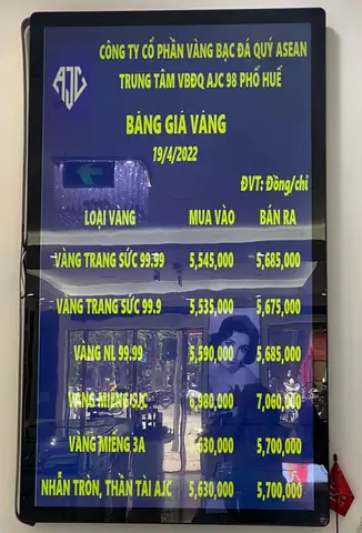 Giá Vàng Hôm Nay 19 4