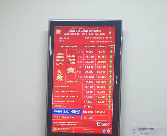 Giá Vàng Hôm Nay 26 2