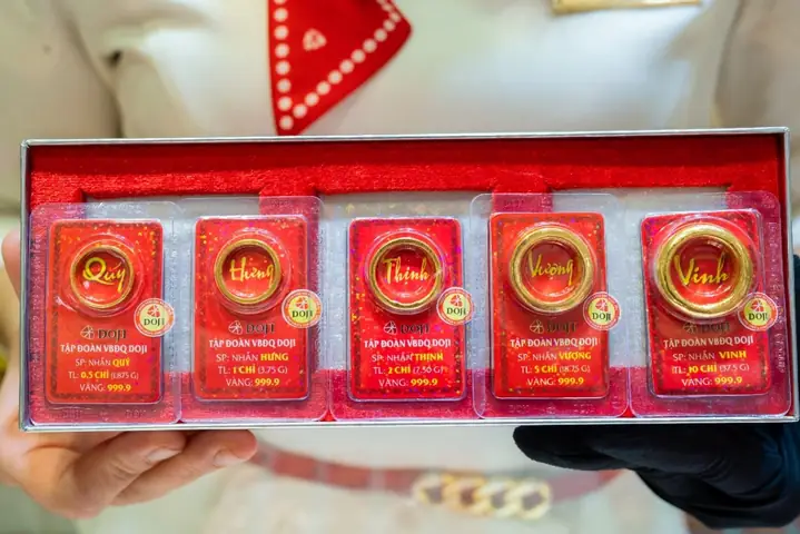 Giá Vàng Nhẫn Doji