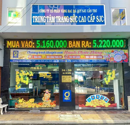 Giá Vàng Nhẫn Sjc Cần Thơ
