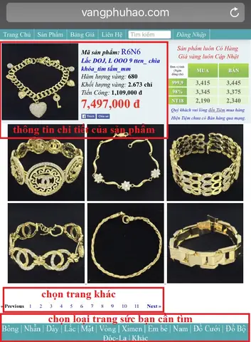 Giá Vàng Phú Hào Bến Tre