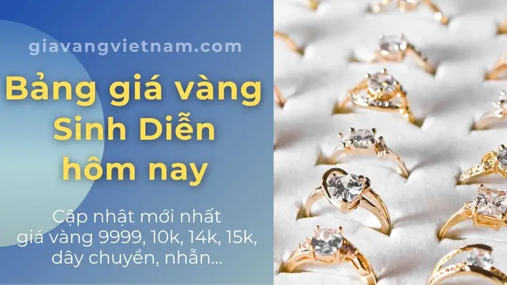 Giá Vàng Sinh Diễn Hôm Nay