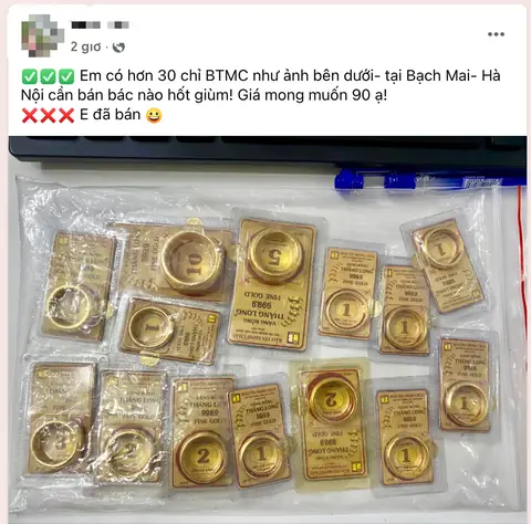 Giá Vàng Tây Đang Tăng