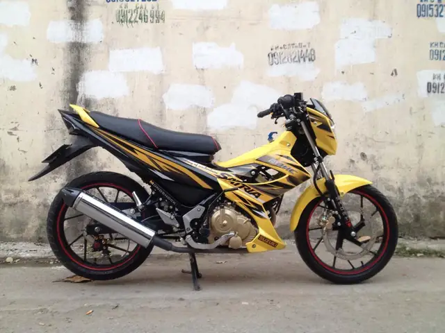 Giá Xe Satria Màu Vàng Giá Xe Satria Màu Vàng