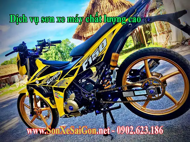 Giá Xe Satria Màu Vàng Giá Xe Satria Màu Vàng