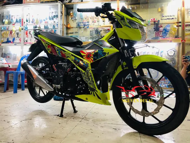 Giá Xe Satria Màu Vàng