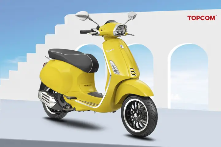 Vespa Vàng Đen Giá