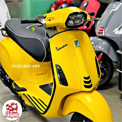 Vespa Vàng Nhám Giá