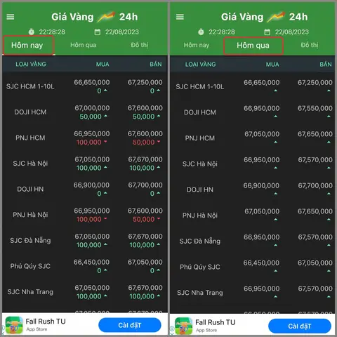 Xem Giá Vàng 24k Hôm Nay