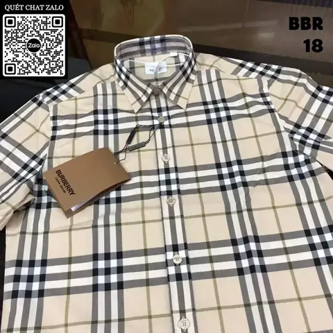 Áo Sơ Mi Burberry Nam Màu Vàng Giá Rẻ