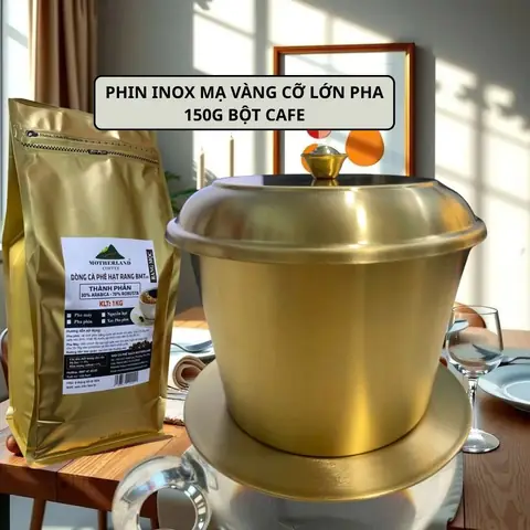 Bán Phin Cà Phê Inox Mạ Vàng Giá Sĩ