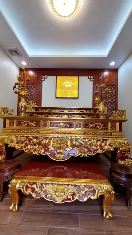 Bàn Thờ Sơn Son Thếp Vàng Giá Bao Nhiêu