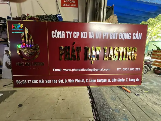 Bảng Hiệu Công Ty Phong Thủy