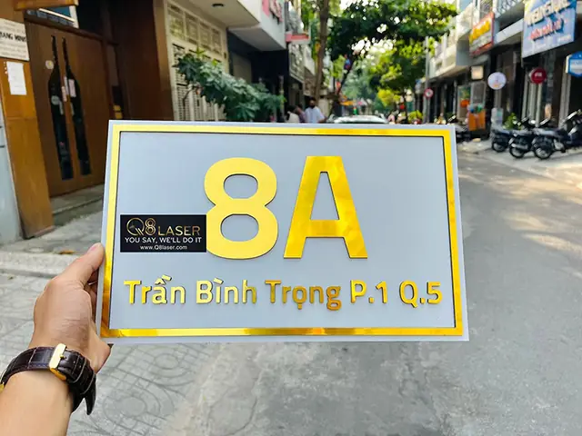 Báo Giá Chữ Nổi Aluminium Vàng Xước