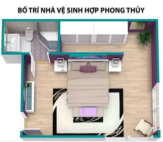 Bố Trí Nhà Vệ Sinh Theo Phong Thủy