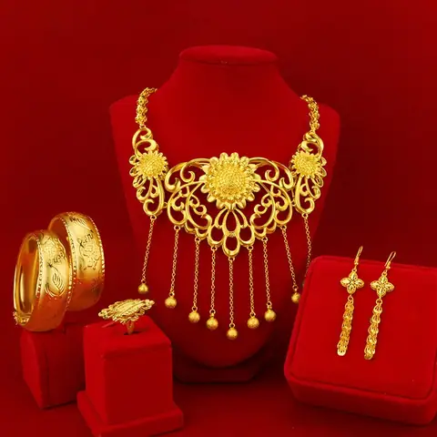 Bộ Vàng Cưới 24k Giá Bao Nhiêu