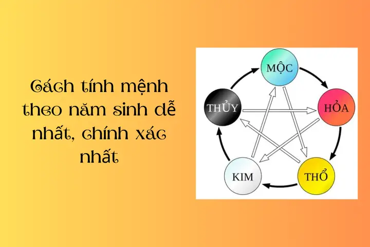 Cách Tính Mệnh Theo Phong Thủy