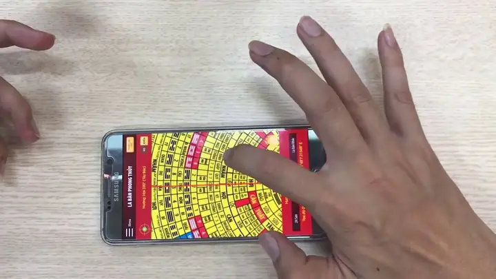 Cách Xem La Bàn Phong Thủy Tren Dien Thoai