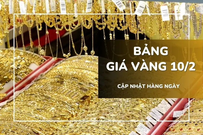 Cập Nhật Giá Vàng Ngày 10 2 2018