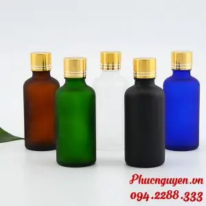 Chai Lọ Tinh Dầu 50ml Nắp Vàng 2 Line Giá