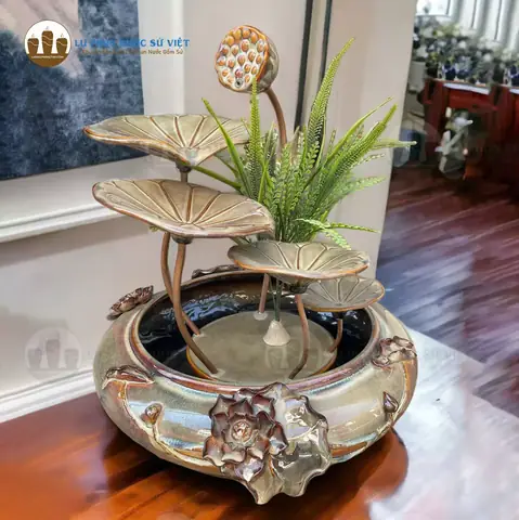 Chậu Nước Phong Thủy Để Bàn