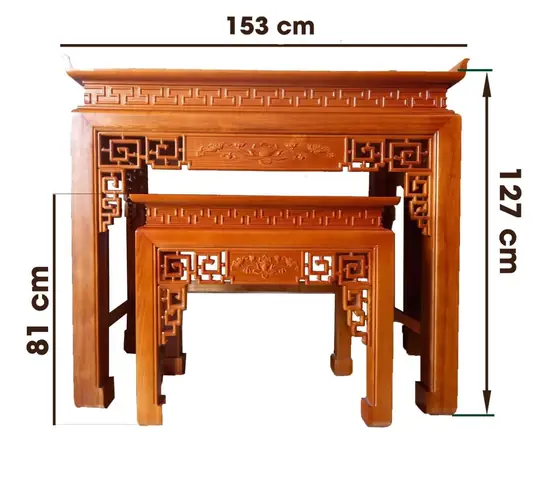Chiều Cao Bàn Thờ Theo Phong Thủy