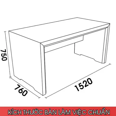 Chọn Kích Thước Bàn Làm Việc Theo Phong Thủy