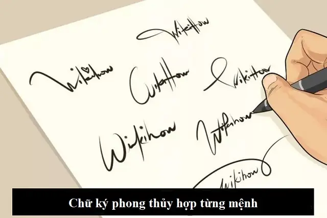 Chữ Ký Hợp Với Phong Thủy