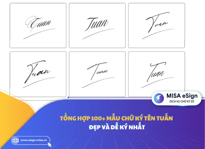 Chữ Ký Tên Tuấn Hợp Phong Thủy