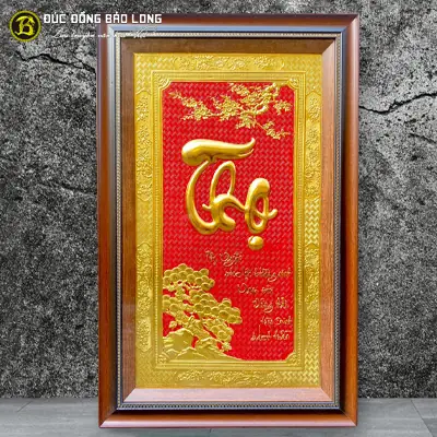 Chữ Thọ Mạ Vàng Giá Bao Nhiêu