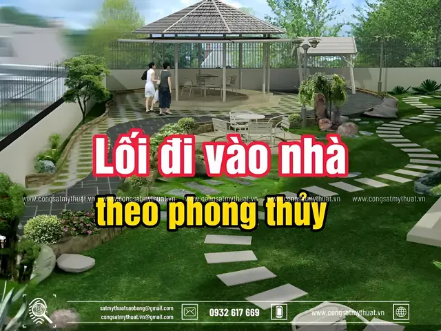 Cổng Vào Nhà Theo Phong Thủy