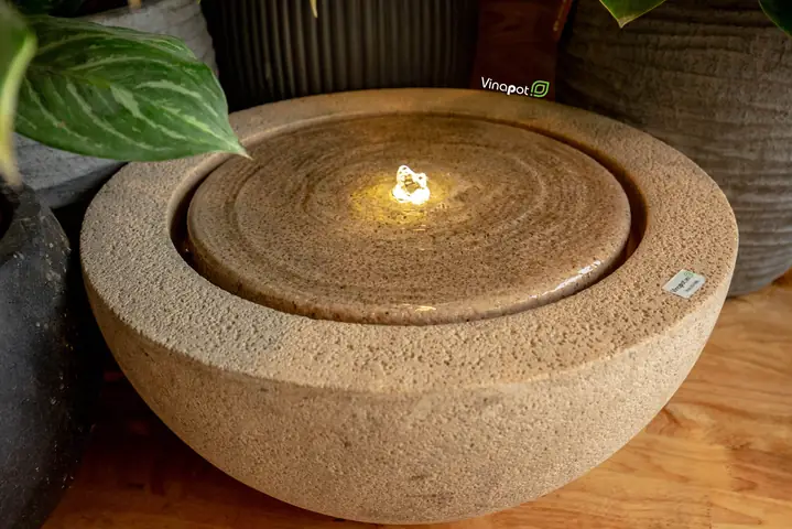 Đài Phun Nước Phong Thủy Trong Nhà