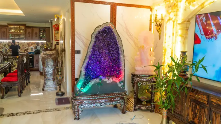 Đặt Đá Phong Thủy Trong Nhà