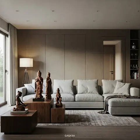 Đồ Gỗ Phong Thủy Phòng Khách