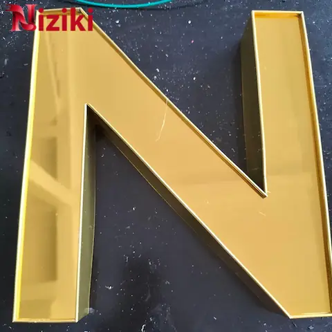 Gáy Nhôm 1 Gờ Vàng Gương Giá Bán