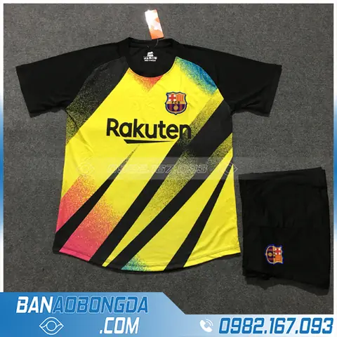 Giá Áo Đấu Bóng Đá Barca Màu Vàng