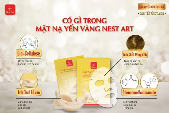 Giá Bán Mặt Nạ Yến Vàng Nest Art