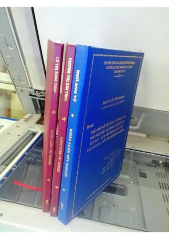 Giá Bìa Nhũ Vàng Luận Văn