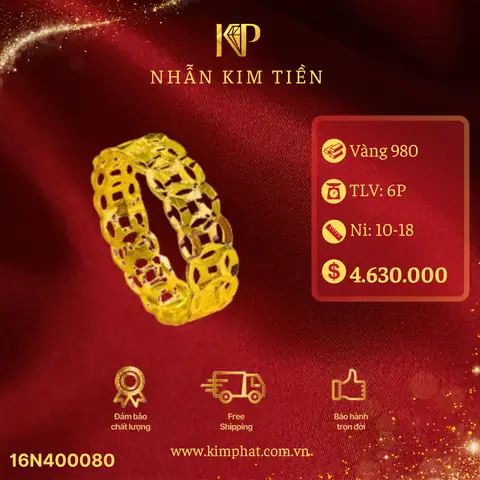 Giá Cả Nhẫn Vàng 24k Kim Tiền