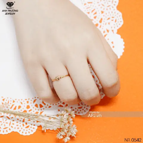 Giá Cả Nhẫn Vàng Nữ 18k 1 Phân