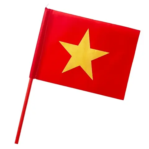 Giá Cờ Đỏ Sao Vàng Loại Cầm Tay Cán Nhựa