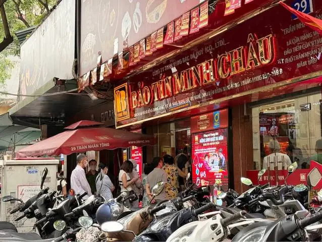 Giá Dây Chuyền Vàng Bảo Tín Minh Châu