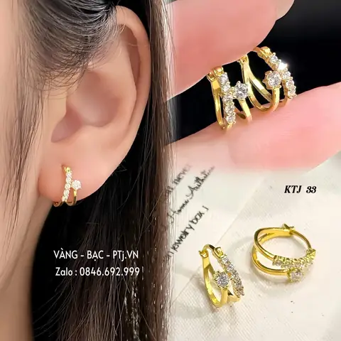Giá Khuyên Tai Vàng Tây 10k
